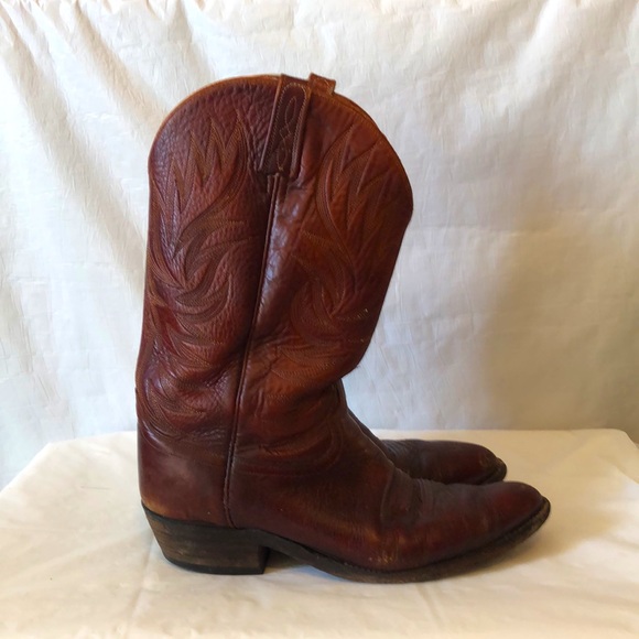 Dan Post Other - Dan Post cowboy boots cognac size 8.5 men’s; leather made in USA